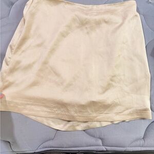 Abercrombie & Fitch Beige Mini Skirt